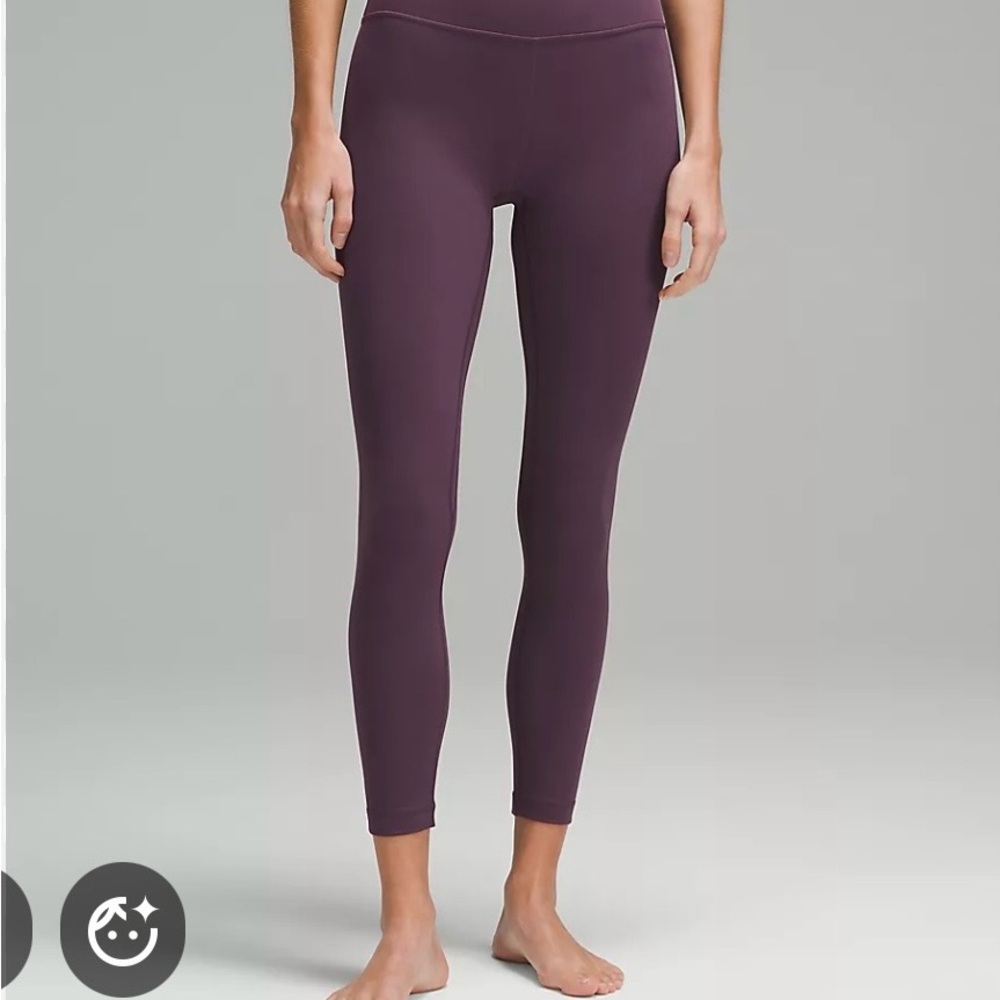 Lululemon Align High-Rise Plum Leggings - Size 12. 25 inseam